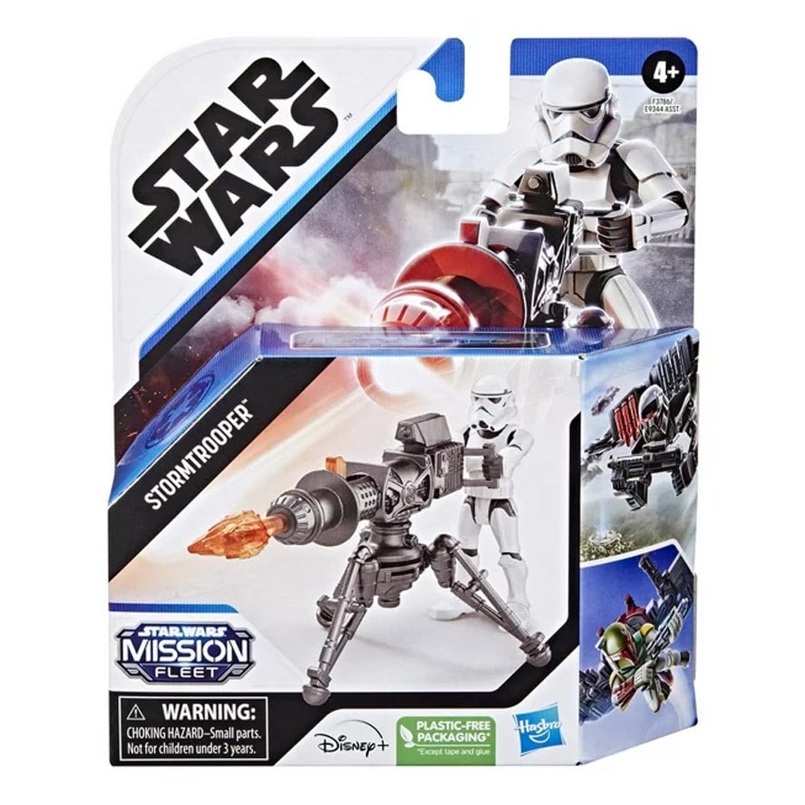Star Wars Mission Fleet Stormtrooper: Figura 2,5 Pollici Con Cannone E-Web E Accessori