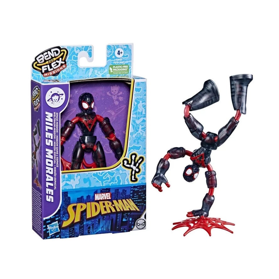 Marvel Spider-Man Bend and Flex Missions Miles Morales Space Mission ...