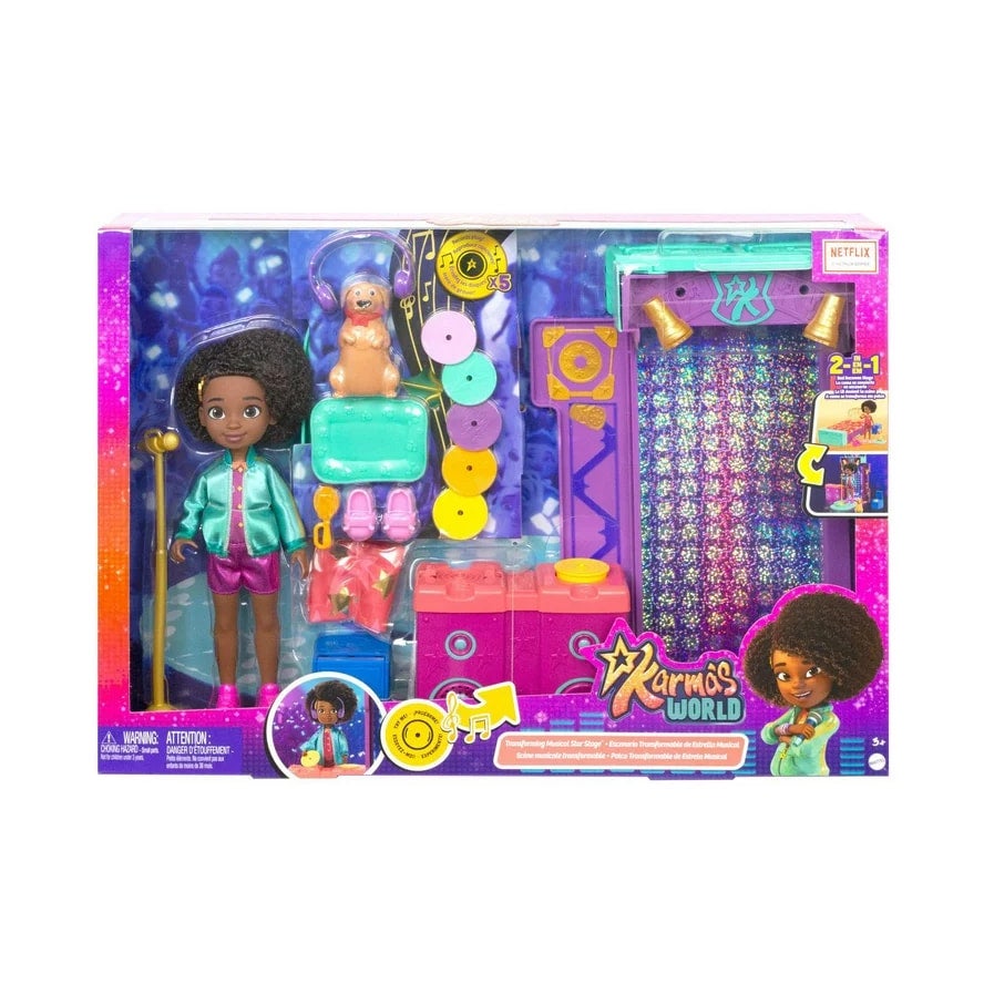 Karma S World Transforming Musical Star Stage Playset Photo Plus